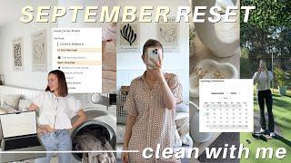 SEPTEMBER RESET 🫧 Deep clean, declutter, grocery haul, kmart shop, goal setting, monthly plans, gym