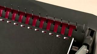 How To Use a Manual Comb Binding Machine