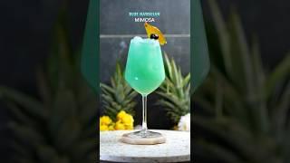 Blue Hawaiian Mimosa  #alcohol #bar #bartender #bartenderlife #cocktailrecipe   #bluehawaii