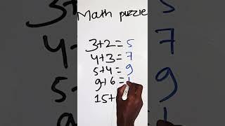 Math Puzzle #maths #shorts #mathpuzzle