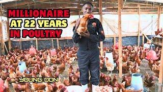 HOW TO MAKE MILLIONS IN POULTRY FARMING.  Young Don's POULTRY Success in Kenya | Gen Z Farming Hacks