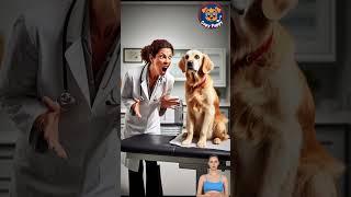  Evolution of Dog : Scolded by Doctor Assistent ️ #doglover #puppy #dog #shorts #copypuppy