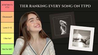 TIER RANKING EVERY SONG ON TTPD BY TAYLOR SWIFT!! *basically me defending this album for 40 minutes*