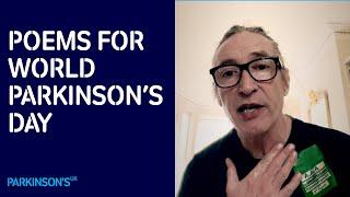 Mike Garry, reading the poem "The Patient" for World Parkinson's Day