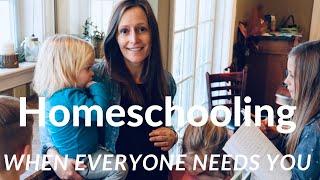 Homeschooling When All Your Kids Need You At the Same Time