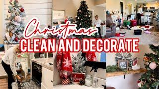 ️ 2024 CHRISTMAS CLEAN AND DECORATE | CLEAN WITH ME | HOLIDAY DECORATION ️