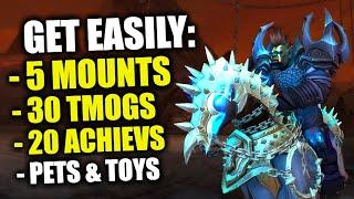 Get 5 MOUNTS, 30 COSMETICS, 20 ACHIEVEMENTS, Toys & Pets SUPER FAST! WoW Dragonflight | Torghast