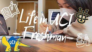 A day in my life as an International Student at UC Irvine - Freshman :) 加州大學日常！！日常化妝品分享～