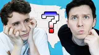 Can Dan and Phil guess the USA States?!