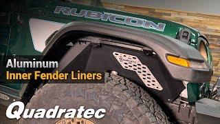 Quadratec Inner Fender Liners for Jeep Wrangler JL & Gladiator JT