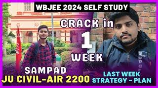 Crack WBJEE in 1 Week || Sampad Journey to Jadavpur University