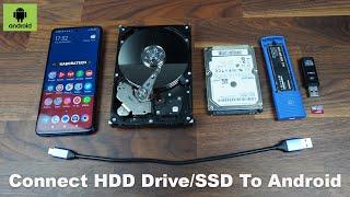 How to Connect an External Drive to Phone