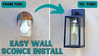 How to Change A Wall Sconce - Beginner's Guide DIY