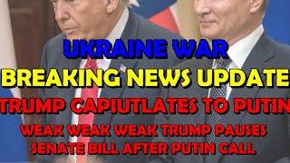 Breaking News Ukraine War: WEAK Trump Capitulates to Putin on Sanctions Bill after Phone Call
