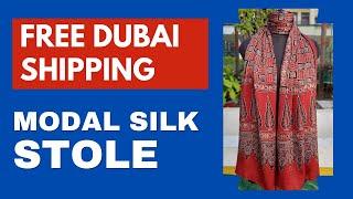 Ultra Soft Modal Silk Stole Dupatta | FREE Dubai Shipping @ buy 3