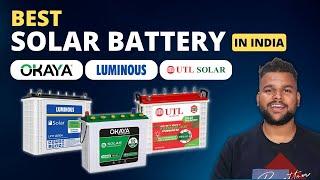 Best Solar Battery for Home | Best Solar Battery in India | Solar Battery Price & Review 2024