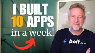 I Built 10 Amazing Apps with Bolt AI last week...