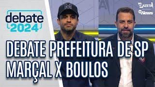 Pablo Marçal confronta Guilherme Boulos no Debate da TV Gazeta