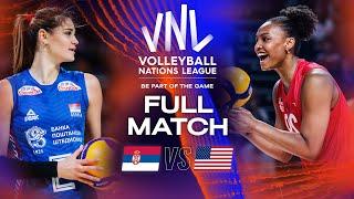  SRB vs.  USA - Full Match | Women's VNL 2023