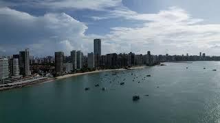 PRAIA DO MUCURIPE  EM FORTALEZA ( MERCADO DOS PEIXES,  EDIFÍCIO PININFARINA E MUITO MAIS AO VIVO.