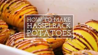 How to Make Crispy Hasselback Potatoes