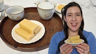 How To Make Chinese Yellow Pea Cake Recipe | 豌豆黄 Wāndòu Huáng