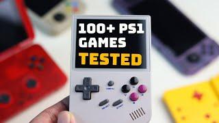 100+ PS1 Games Tested on ANBERNIC RG35XX