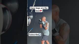 Your hands won't be as stressed using aqua bags.#boxing#aquabag