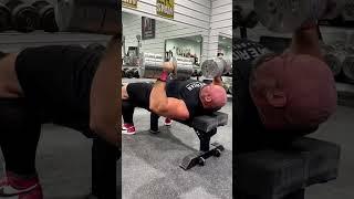PLAYING WITH THE 200 LB DUMBBELLS #gym #gymmotivation #lightweight #shawstrength #brianshaw