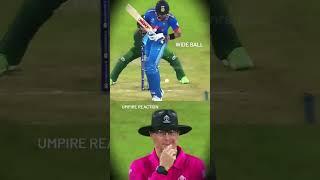 Wide Ball - Umpire Reaction..