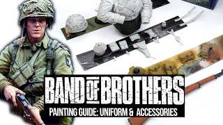 PAINTING UNIFORMS WITH ACRYLICS - NUTS PLANET 101ST AIRBORNE BUST (1/10TH SCALE) PART 2