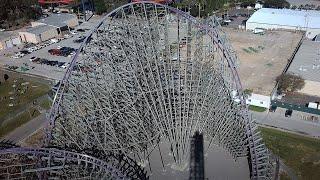 Iron Gwazi - Busch Gardens Tampa - Front Row (4K HD POV) - January 2023