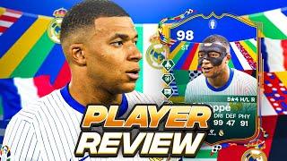 5⭐4⭐ 98 UEFA Euro Team of the Tournament MBAPPE SBC PLAYER REVIEW! | TOTT | FC 24 ULTIMATE TEAM