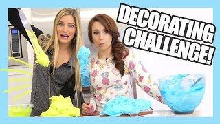 Cake Decorating Challenge with Ro | Nerdy Nummies | iJustine