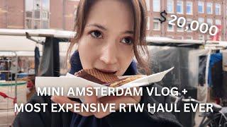 HERMES HAUL: Most expensive item I've EVER bought + mini Amsterdam vlog