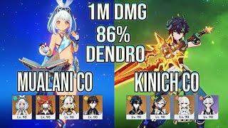 Mualani C0 & Mavuika C0  Kinich C0 86% Dendro New Weapon Spiral Abyss Floor 12 Genshin