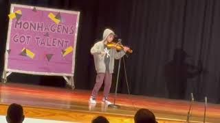 Boy GOES INSANE on the violin (Talent Show)