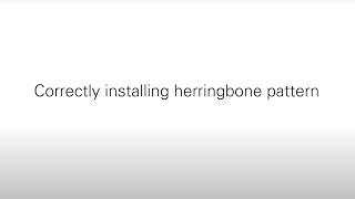 Parador Installationvideo herringbone