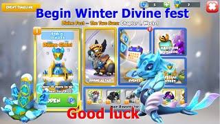 Begin Winter Divine fest event-Dragon Mania Legends | Cake Craze Event | DML