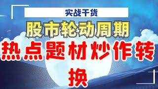 股市轮动周期，热点题材炒作转换，把握这几点#量价分析 #成交量#实战#技术操作#涨停#主力