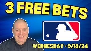 Wins-Day 3 Free MLB Picks & Betting Predictions - 9/18/24 l Craig's Picks & Parlays l #mlbpicks