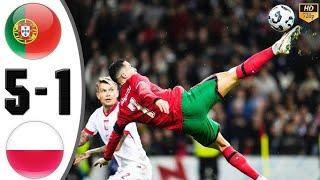 Portugal vs Poland 5-1 Highlights & All Goals 2024  Ronaldo Bicycle Kick