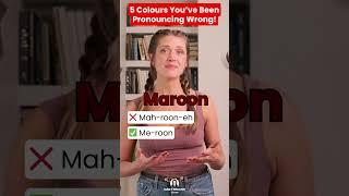 5 Colours You’ve Probably Been Pronouncing Wrong #learnenglish #colors