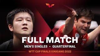 FULL MATCH | FAN Zhendong vs Dimitrij OVTCHAROV | MS QF | WTT Cup Finals Xinxiang 2022