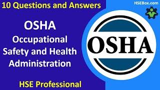 OSHA - Occupational Safety and Health Administration - Safety Training