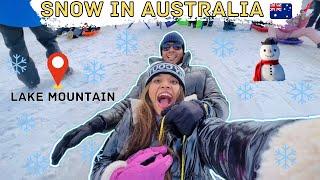 Seeing snow for the first time - අපි හිමට ගියා | සිංහල travelling vlog | Australia