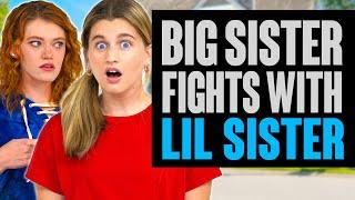 Big SISTER FIGHTS with Little Sister. Surprise Ending. Totally Studios.