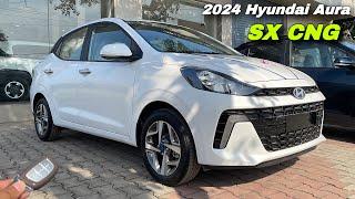 Hyundai Aura SX CNG (Top Model) 2024 Price & Features ️ Hyundui Aura CNG 2024 !!