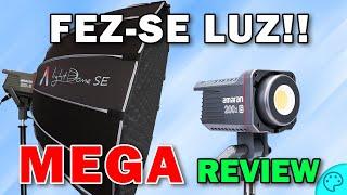 SETUP DE SONHO!! Amaran 200x S + Light Dome SE - UNBOXING E REVIEW