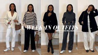 A Week In Outfits | Winter Capsule Wardrobe (what I wore this week)